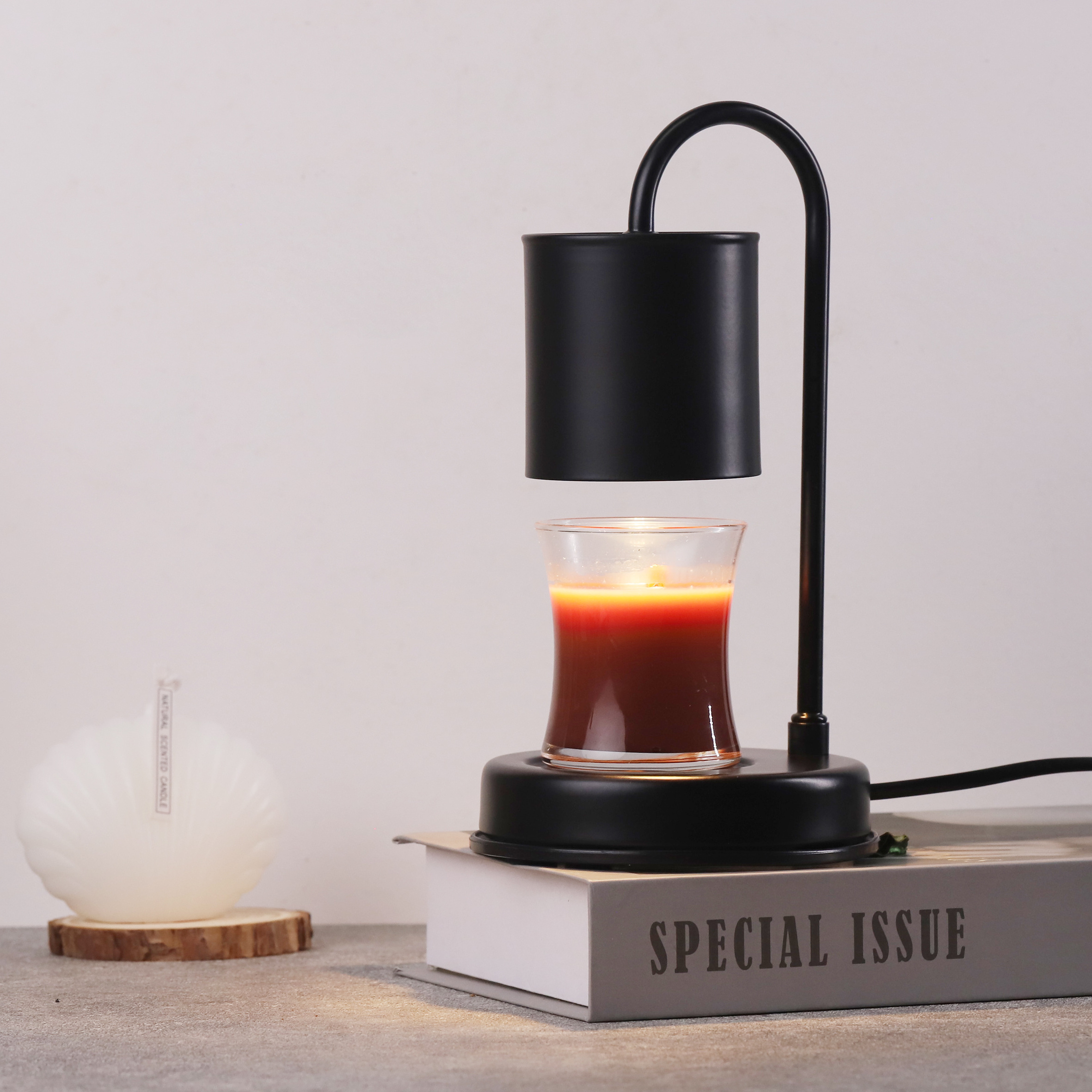 wholesale certificated small electric home decor fragrance incense lantern mini cute wax lamp 220V best candle warmer