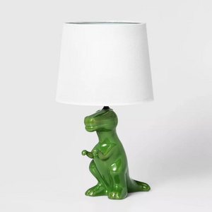 Modern Design Ceramic Dinosaur Table Lamp Children's Bedroom Cute Animal Night Light AC Power Middle Family Creative Lighting