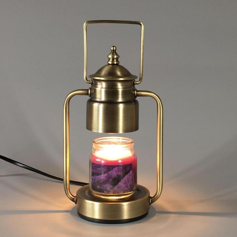 Electric  Square Candle Warmer Lantern  Colorful Nordic Style  Aroma Burner Oil Burner Fragrance Table Lamps for Home Decoration