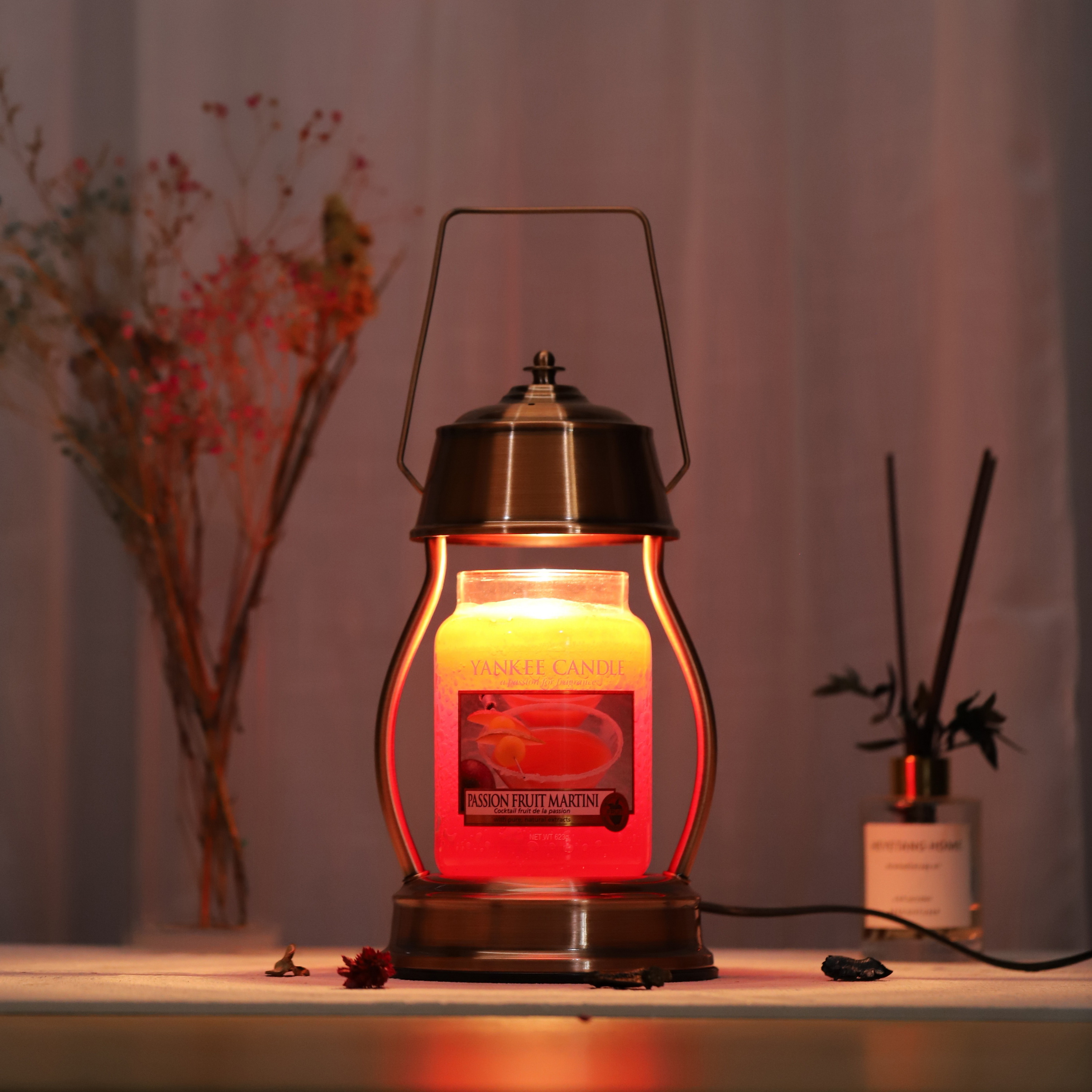 factory direct supply electric 220V incense burner home fragrance copper metal classical hurricane KC candle warmer lantern