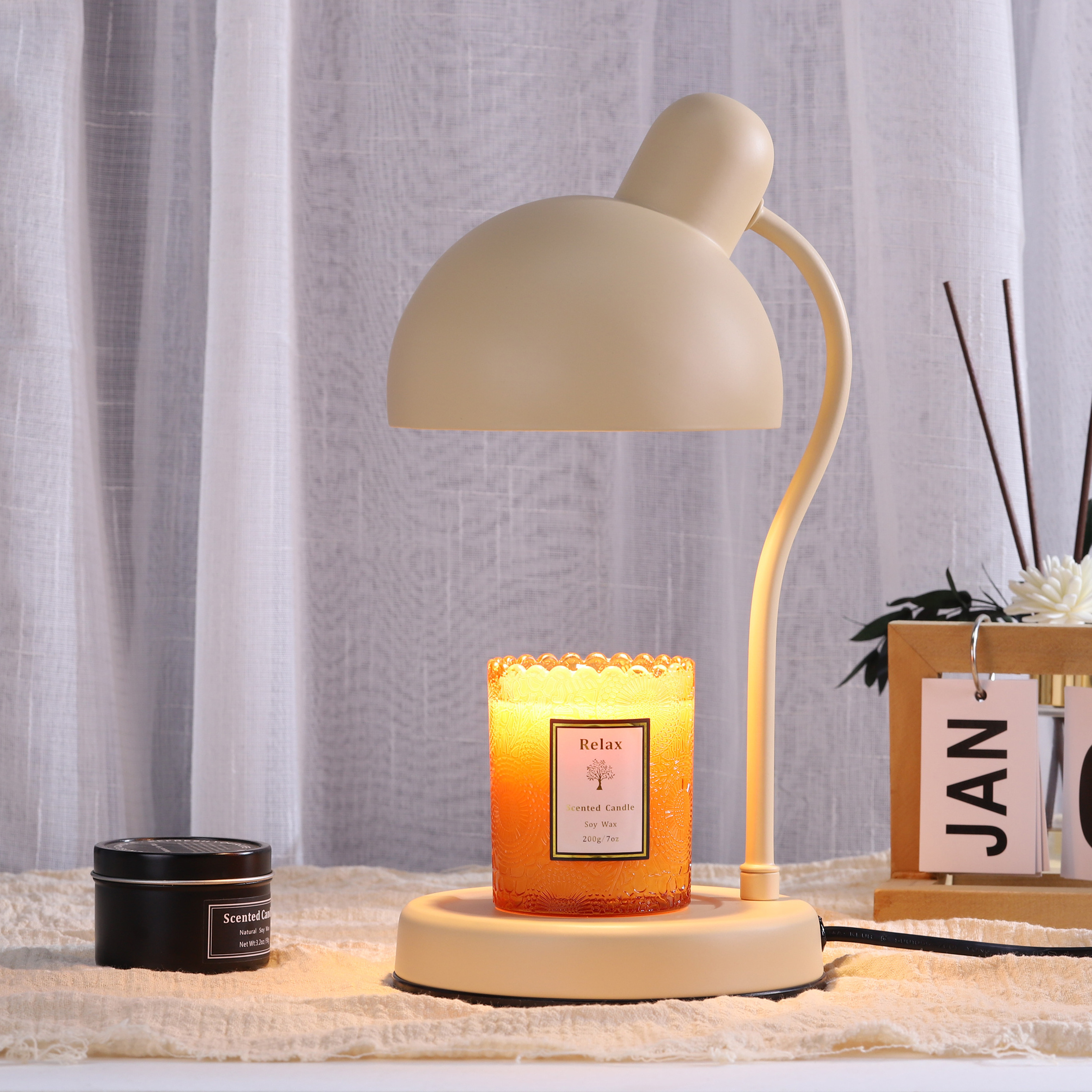 Wholesale  Electric Wax Melt Candle Warmers Lamp Oil Burner customized color and logo dimmer and timer switch