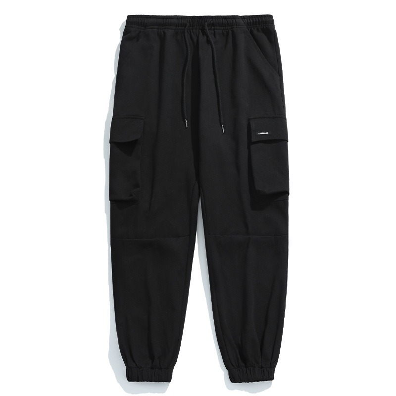 Wholesale Factory Sports Hiking pants Men  Streetwear Jogger Track Pants Pockets Quick Dry Stacked Sweat Pants Men