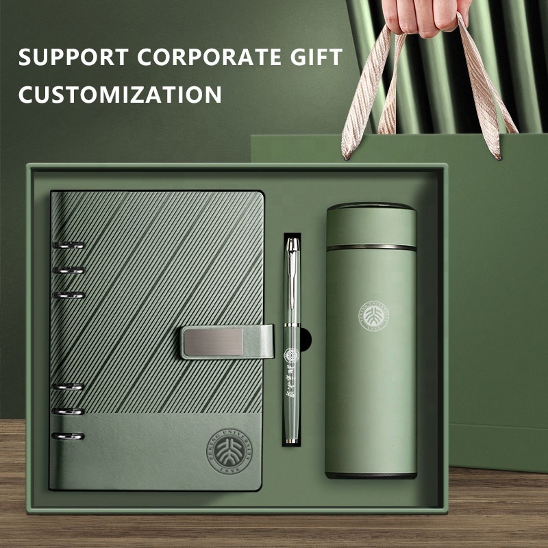 Hot Selling Business Companion Personalised Notebook Gift Set 2024 Pens with Custom Logo