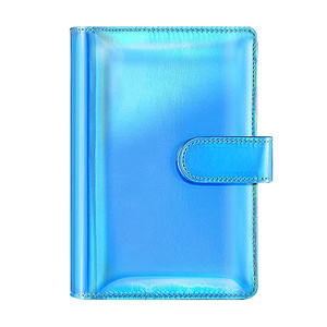 Factory best-selling custom A6 cash plan binder notebook with customized transparent zipper file bag budget book