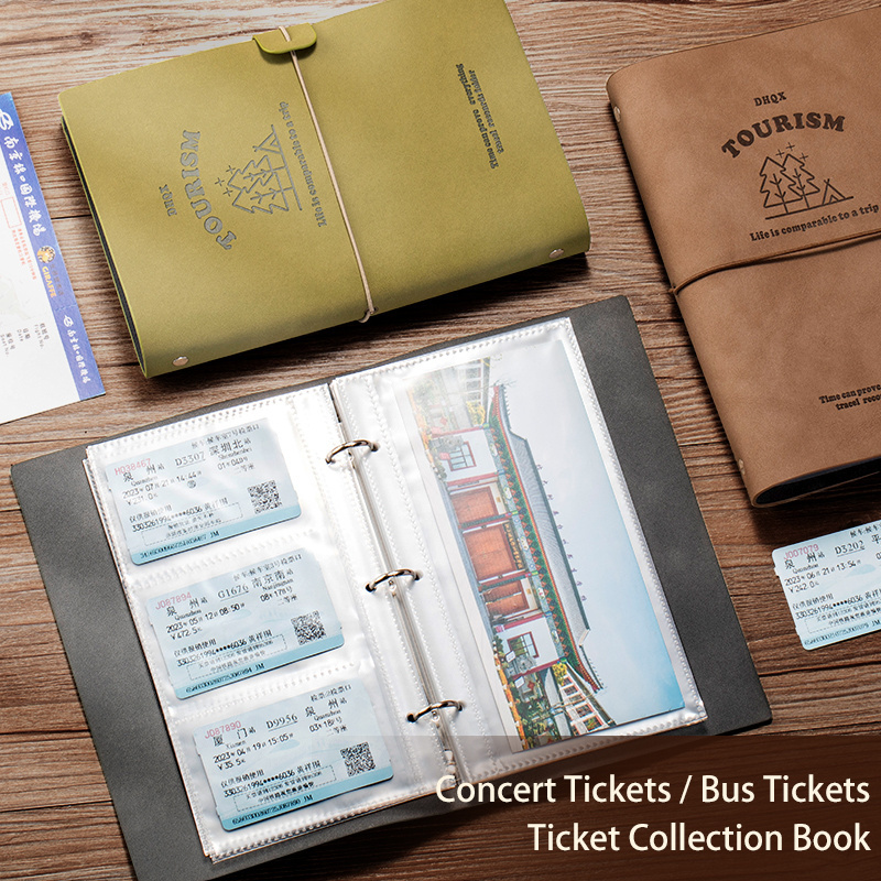 Ticket collection book Ticket collection book this movie train collection concert tickets travel souvenir album