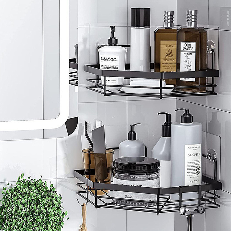 Most selling Bathroom Triangular Shelving Wall-Mounted Storage Rack stainless steel shower shelves caddy corner