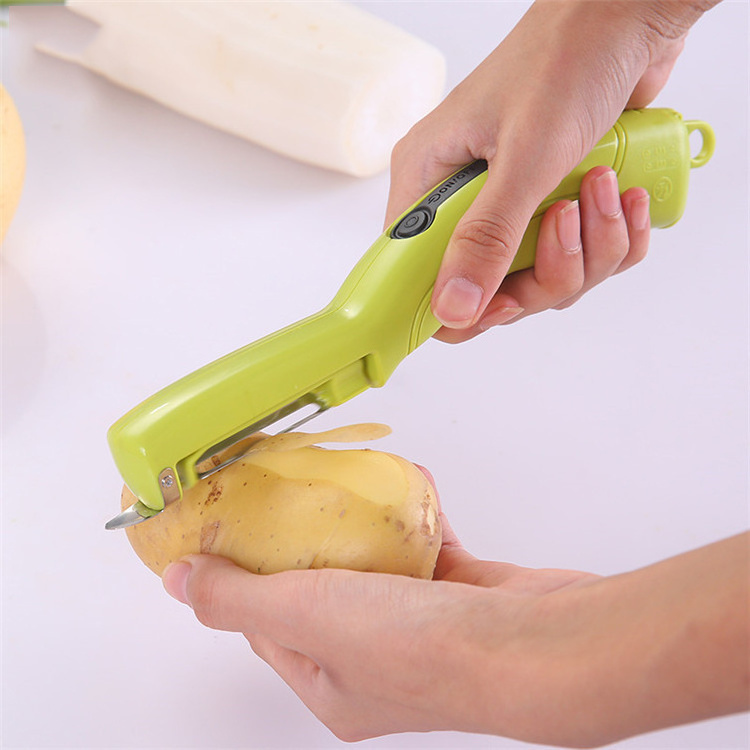 Electric Peeler for Fruit Vegetables Stainless Steel Vegetable Peeler Knife Carrot Potato Peeling Machine