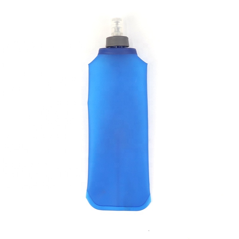 Oem/Odm Folding Bottle Foldable 250Ml 350Ml 500Ml Tpu Running Foldable Collapsible Rotary Switch Bite Valve Soft Water Bottle