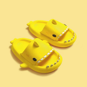 Shark cartoon slippers summer household children's shoes non-slip soft bottom sandals and slippers