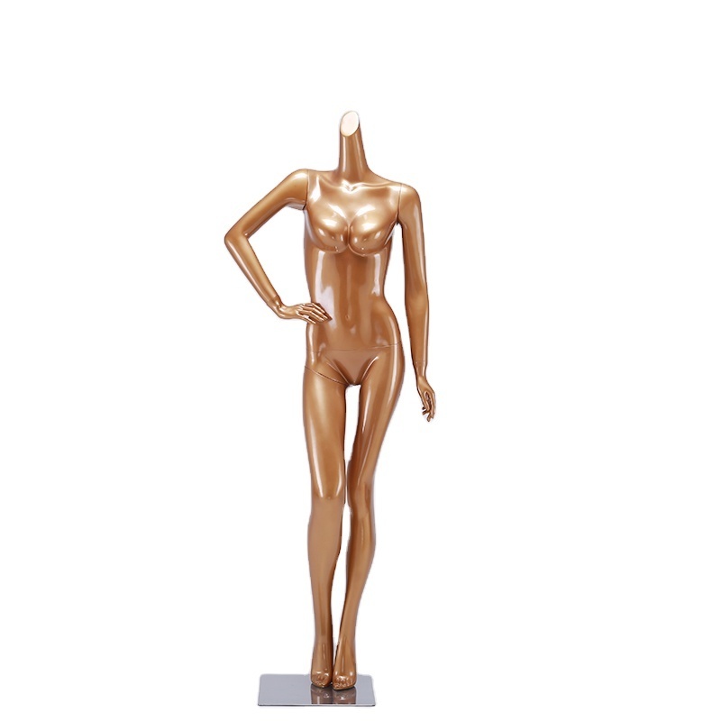 Fashion Gold Woman Lady Fiberglass Female Mannequin Bust Underwear Lingerie Mannequin for Lingerie Display