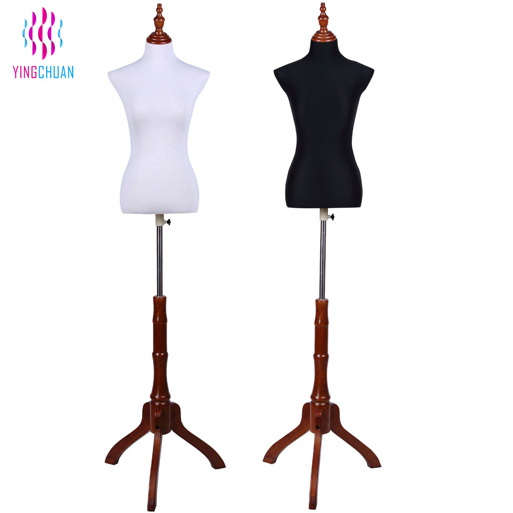 Half Scale Male Suit Form Mannequin Male Tailoring Mannequin Torso With Adjustable Wooden Arm