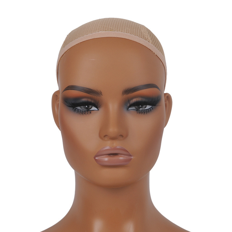 Factory Price PVC Mannequin Head ForJewelry Wig Display Makeup Face Realistic Female Mannequin Head With Shoulders