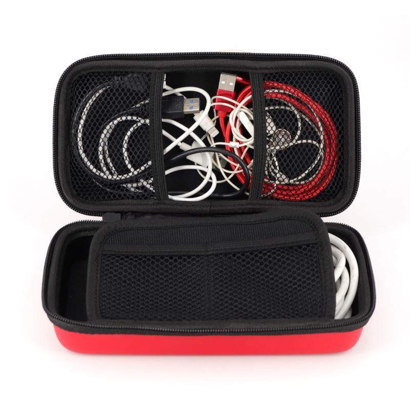 Free Sample Manufacturer Custom Travel Storage Electronics Gadget USB Cable Organizer Bags Case