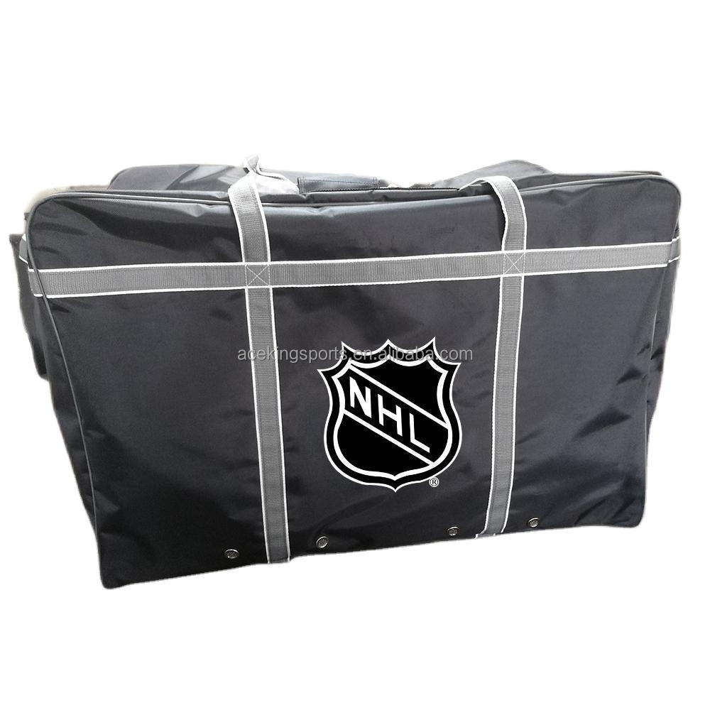 Free Sample Best Pro Duffle Field Hokcey Travel Carry Bag Ice Hockey Equipment Gear Bag Custom Brand for Coach/Player/Goalie