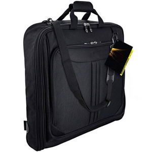 Free Sample Suit Carry On foldable Garment Bag suit cover for Travel Business Trips With Shoulder Strap