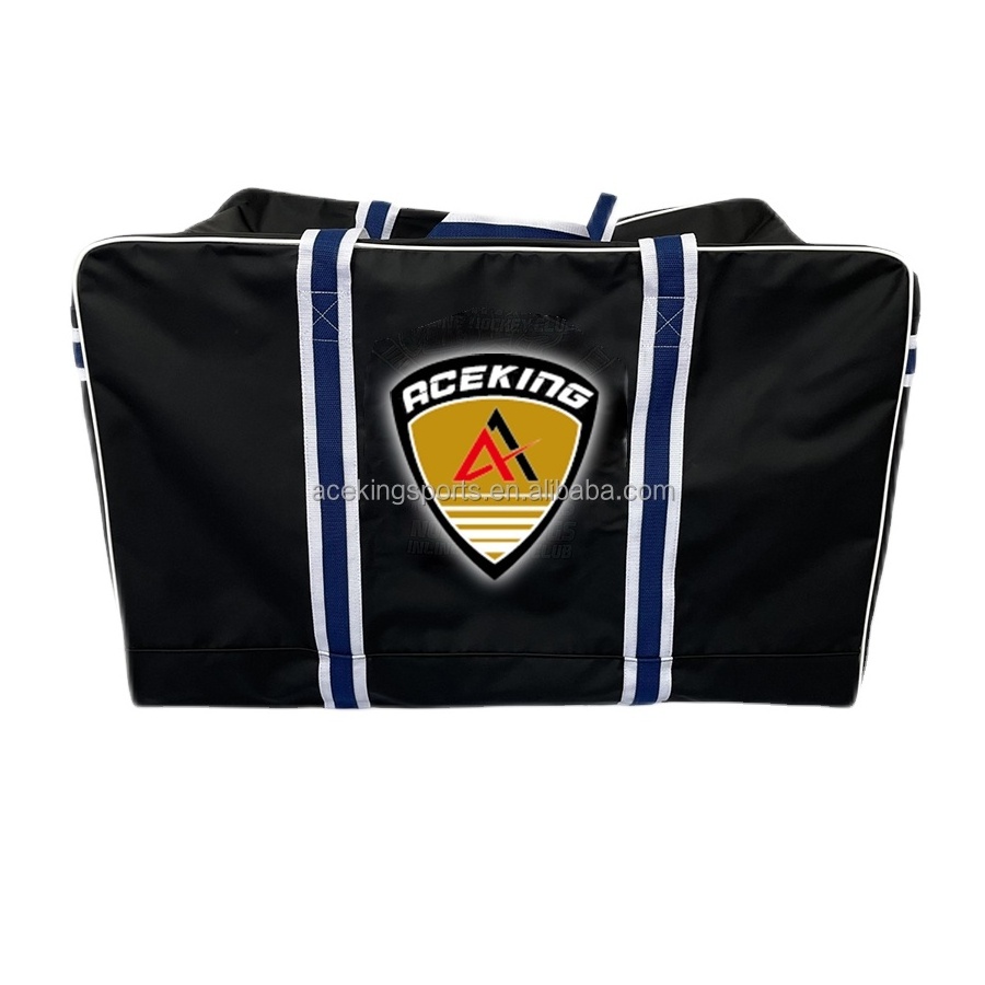 Free Sample Best Custom Ice Hockey Equipment Gear Bag Duffle Field Hokcey Travel Carry Bag for Coach/Player/Goalie