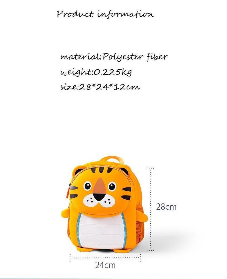 RPET New Design Waterproof Elephant Piglet Backpack Lightweight Kids School Bag For Kindergarten Cartoon Children Schoolbag