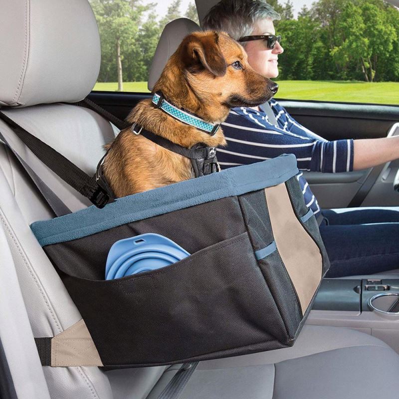 Car Pet Booster Seat for Dogs or Cats Front Rear Dog Car Seat Travel Carrier Carseat