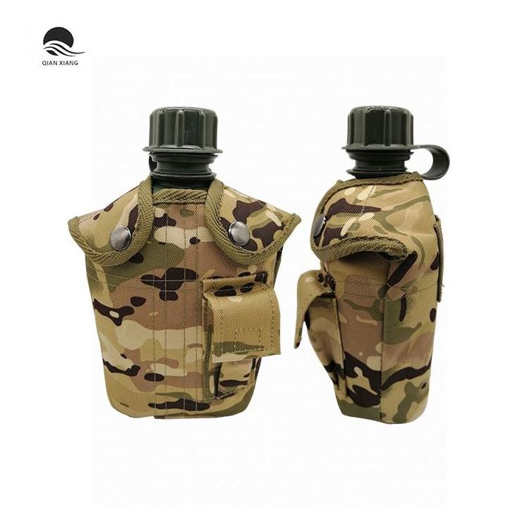 Free sample BSCI Large capacity portable multifunctional camouflage tactical kettle