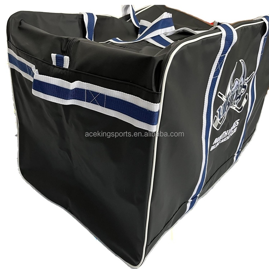 Free Sample Classic Team Hockey Bag - Sports Equipment Bags for Ice Hockey, Football, Ringette Gear