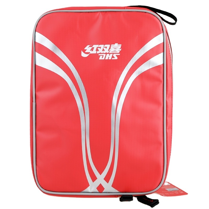 Free Sample Double happiness table tennis racket bag waterproof fabric Table Tennis Bag