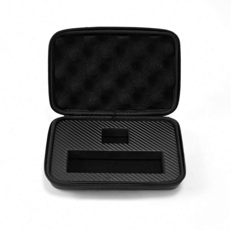 Free Sample Custom Double-Layer Sewing Waterproof Carbon Fiber EVA Tools Case Foam Carry Electronics Organizer Storage Bag