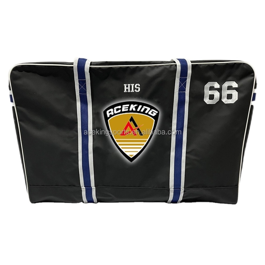 Free Sample Best Custom Ice Hockey Equipment Gear Bag Duffle Field Hokcey Travel Carry Bag for Coach/Player/Goalie