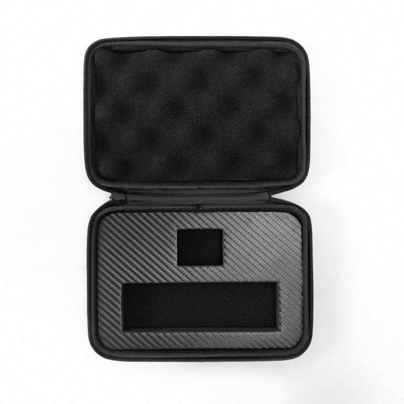 Free Sample Custom Double-Layer Sewing Waterproof Carbon Fiber EVA Tools Case Foam Carry Electronics Organizer Storage Bag