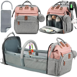 Free sample Innovative Diaper Bag with Changing Station, Large Baby Bag, Diaper Bag Backpack with Insulated Pocket