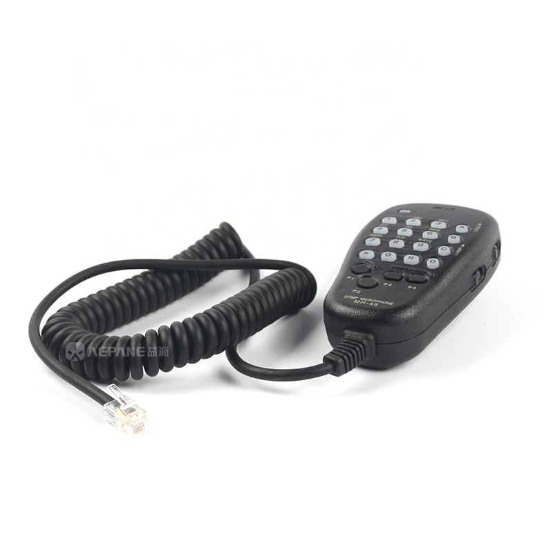 MH-48A6J 6 Pin Coil Cord DTMF Speaker Hand Microphone for Yaesu Mobile Radio FT-7900R FT-7100M1 FT-1900R FT-2600 FT-2800 FT1807