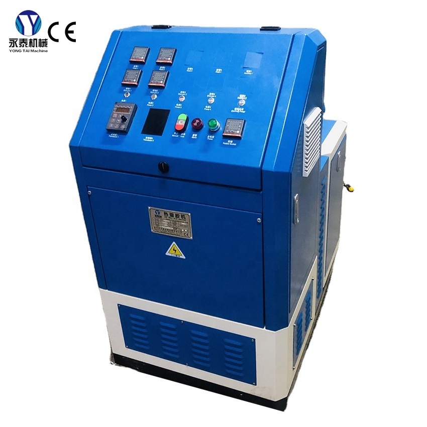 YT-M50P3 50kgs Save Energy Easy Maintenance Hot Melt Adhesive Dispensing Glue Machinery Equipment With Glue Gun