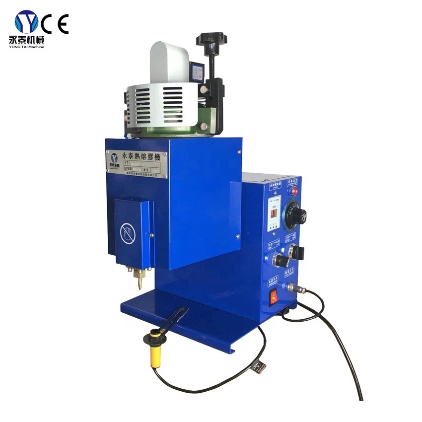 YT-DJ102S  HOT MELT GLUE MACHINE AUTOMATIC GLUE WITH SENSOR