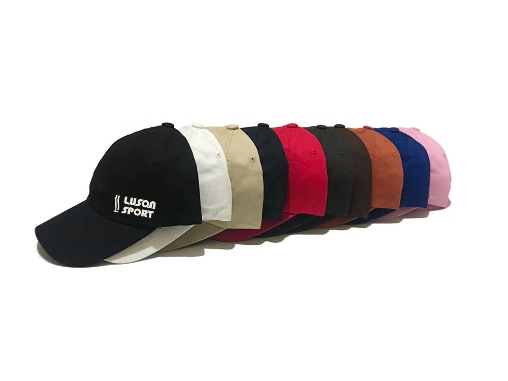 Luson Baseball Caps In Sports Men Women Hat 100% Cotton 5 Panel Plain Sports Custom Cap Hat Gorras Sombreros