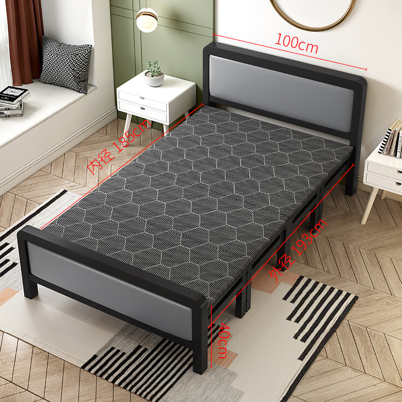 YOUTAI hot Wholesale rollaway bed folding bed single  home wooden board simple foldable bed