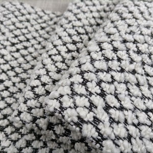 Recycled fleece teddy fabric fur sofa garment teddy fabric boucle fleece wool tweed fabric for light