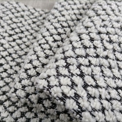 Recycled fleece teddy fabric fur sofa garment teddy fabric boucle fleece wool tweed fabric for light