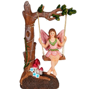 Resin Fairy Swing Outdoor Garden statue