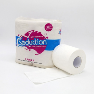 Soft White Toilet Paper 4 Ply Comfort Care Bath Tissue Paper Towels Rolls 12 Pack Highly Absorbent Kitchen Paper