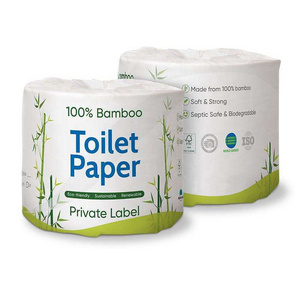 Wholesale 3 Ply Custom Printed Core Bathroom Tissue Toilet Paper Toilet Tissue Roll Plain White Room Packaging Pulp Color