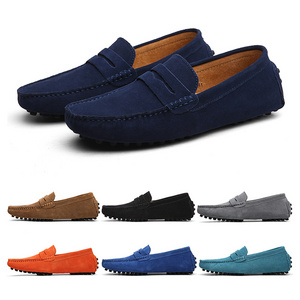 Loafer Suede Moccasin Shoes Driving Loafers Men Shoes At Wholesale Made In Italy