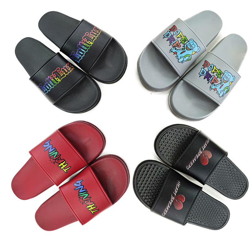 Men Hole Slide Sandals With Rhinestone Pu Hole Slides Slippers With Holes Arabic Sandals And Slippers