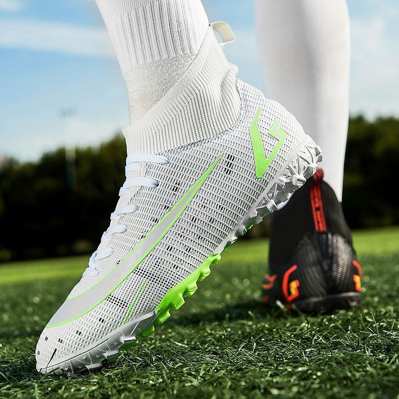 Accer Soccer Shoes Stripe Football Spikes Cleats Boots Athletic Japan High-Quality-Football-Shoes Without Brand