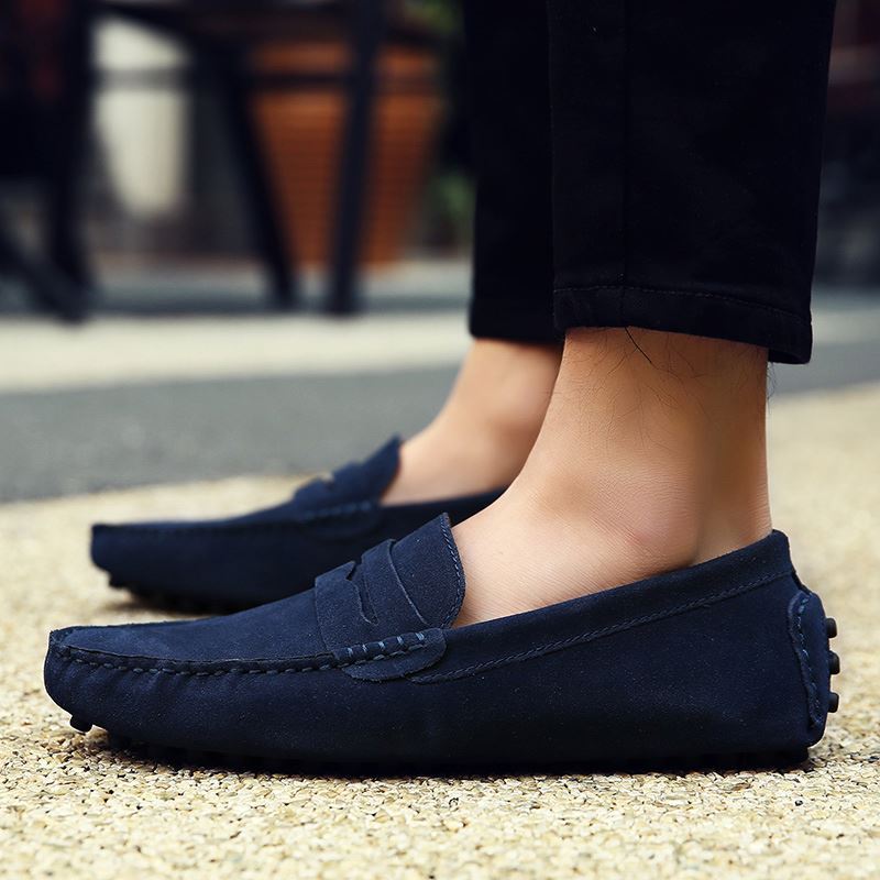 Unisex Moccasin Sepatu Loafers Tassel Shoes Latest Loafer Suede Driving Shoes For Men's Loafer