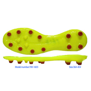 Free Sample Custom Cleat TPU Soccer Shoes Manufacturing Soccer Training Shoes Outsole  Football Shoes Soles