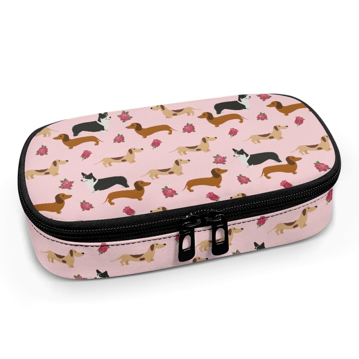 Diabetic Insulin Cooling Bags Cartoon Dachshund Custom Wholesale Insulin Syringe Storage Cases Travel Durable Insulin Cooler Bag