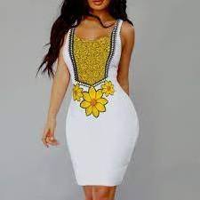 Summer Vintage Women Clothing Ethiopian Traditional Dress Sexy Sleeveless Bodycon Elegant Dresses Women Evening Ethiopian Dress