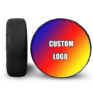 Wholesale Car Tire Protecting Devices Print On Demand Spare Tire Cover For Car Custom Design Car spare tire cover Accessories