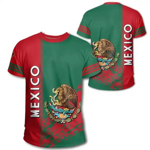 Plus Size Mens T Shirts The United States Of Mexico T Shirt Logo Free Custom Name Number Mexican Print O-neck Clothing T-shirts