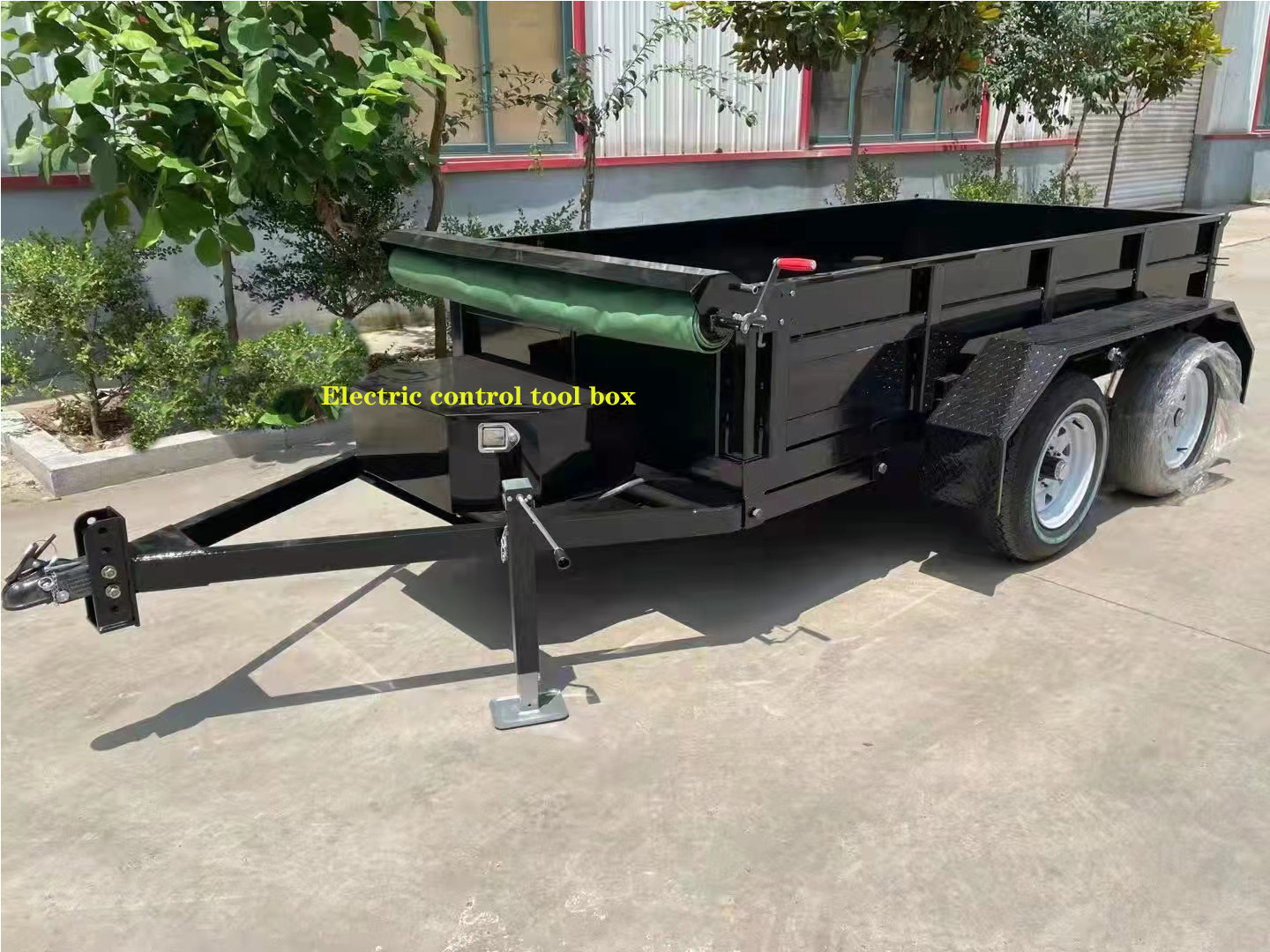 Factory Customized Hot Sale Hydraulic Dump Farm Trailer Silver Welding ISO Trailer Superior Products for Sales