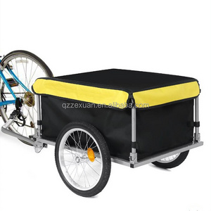 China bicycle trailer cargo carriers outdoor trolley bike trailer